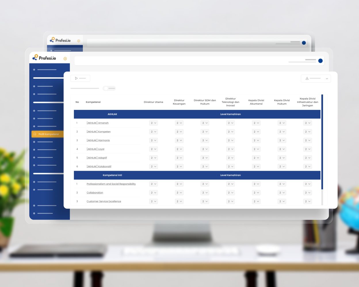 Profesi.io - AI-Generated Competency